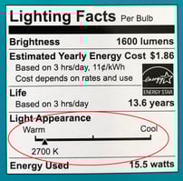 Color - light bulb buying guide