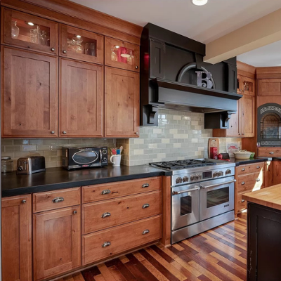 Kitchen remodel recessed can lights and in-cabinet lights by Classic Electric in Seaside